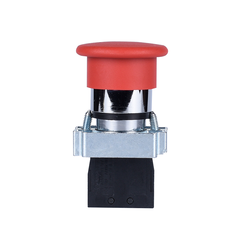 electrical mushroom head 40mm red stop emergency push button LAY5-BC42