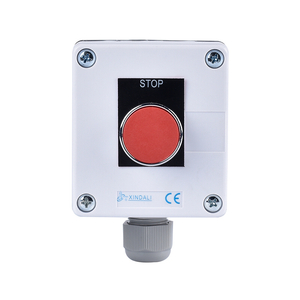 1 metal button electric push button control station switch boxes with signage XDL55-BB111PH29
