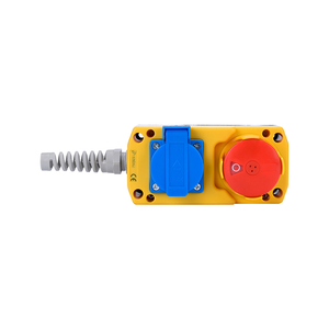2 holes plastic electric switch socket ip65 industrial socket push button box XDL85-JB281F