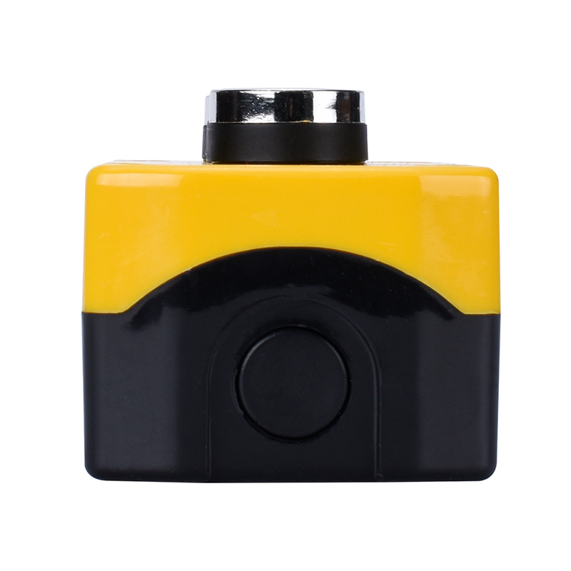 3 holes plastic flush waterproof push button yellow crane control box XDL721-JB324P