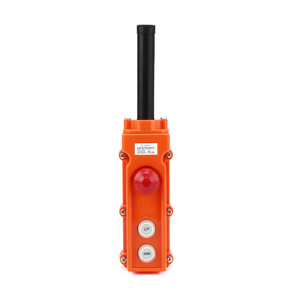 3 button wtih mushroom hoist crane remote push button cob station box XCD-61CB