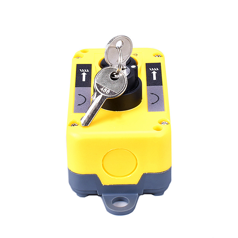 waterproof key remote station crane push button plastic control box XDL10-EPBG2