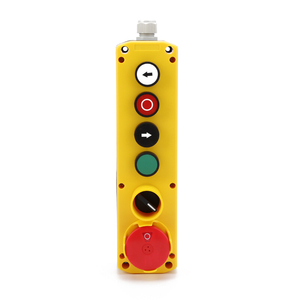 6 holes industrial joystick tail lift crane control button switch XDL75-JB625P