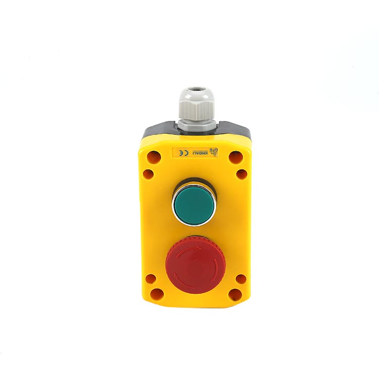 Control boxes Emergency stop buttons remote control switch 2 button waterproof IP65 XDL721-JB261P