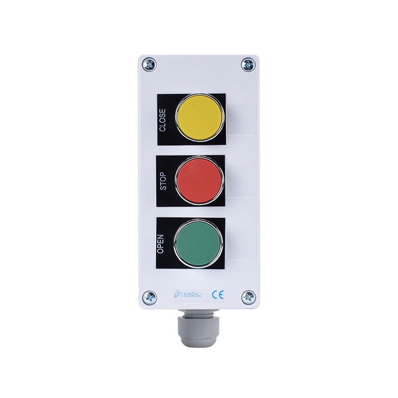 3 holes push button switch box customized control box for machine XDL55-BB341PH29
