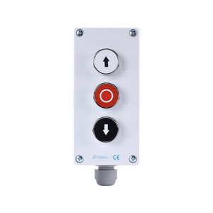 3 holes metal button spring return push Button control box XDL55-BB334P