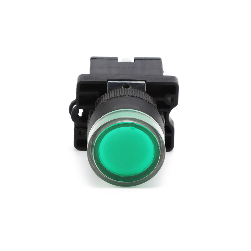 Push button light switch led push button switch green 220v LYA5-EW3361